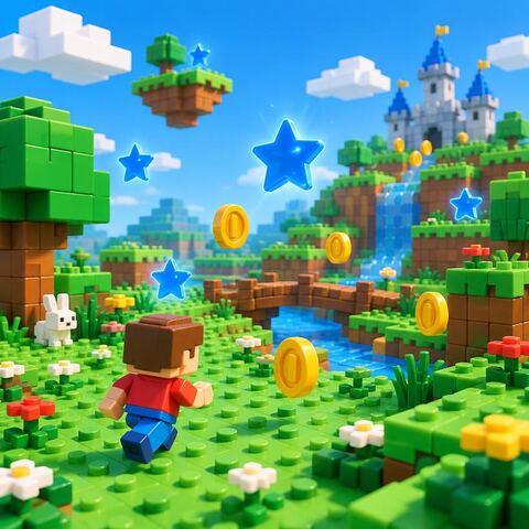 Collectathon game scene
